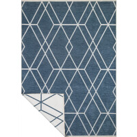 Dywan dwustronny geometryczny Boucle 4126 Diamond Blue