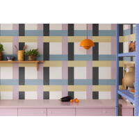 Fototapeta geometryczna Rebel Walls R19406 Don't be Square Rainbow Maximalism More is More