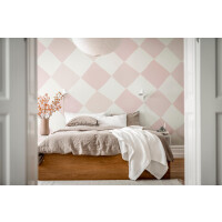 Fototapeta romby Rebel Walls R19431 Tremble Pink Maximalism More is More