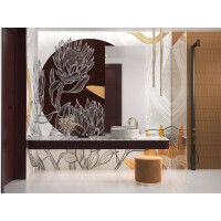 Fototapeta nowoczesne kwiaty i geometria Wallcraft Protea 810312301