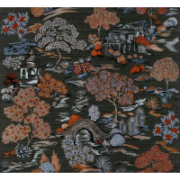 Tapeta naturalna japoński ogród Arte Gardens of Okayama 54501 Osmanthus
