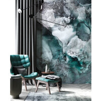 Fototapeta marmur akwarela Wonderwall Fluid 35052408