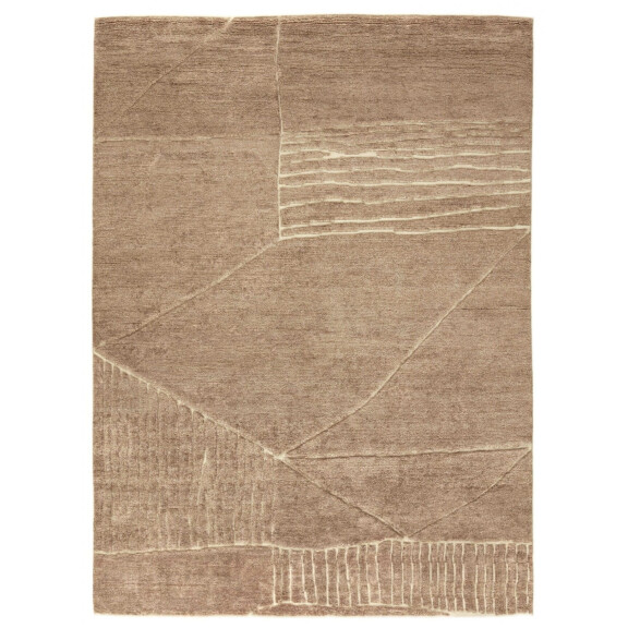 Dywan nowoczesny w linie Landscape Fields Brown Reza's