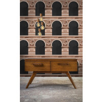 Mural architektura Mind the Gap BASILIQUE Copper WP20221 Premium Designer Wallpaper Collection