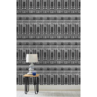Mural elementy architektoniczne z Watykanu Mind the Gap VATICANO Anthracite WP20224 Premium Designer Wallpaper Collection