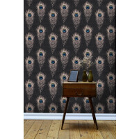 Mural pawie pióra Mind the Gap PEACOCK WP20230 Premium Designer Wallpaper Collection