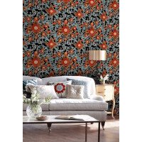 Mural kwiaty Mind the Gap FLORAL PAINTING Dark WP20252 Premium Designer Wallpaper Collection