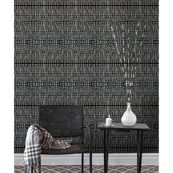 Mural jak afrykańska tkanina Mind the Gap ZULU WP20260 Premium Designer Wallpaper Collection