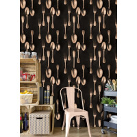 Mural sztućce Mind the Gap CUTLERY Copper WP20247 Premium Designer Wallpaper Collection