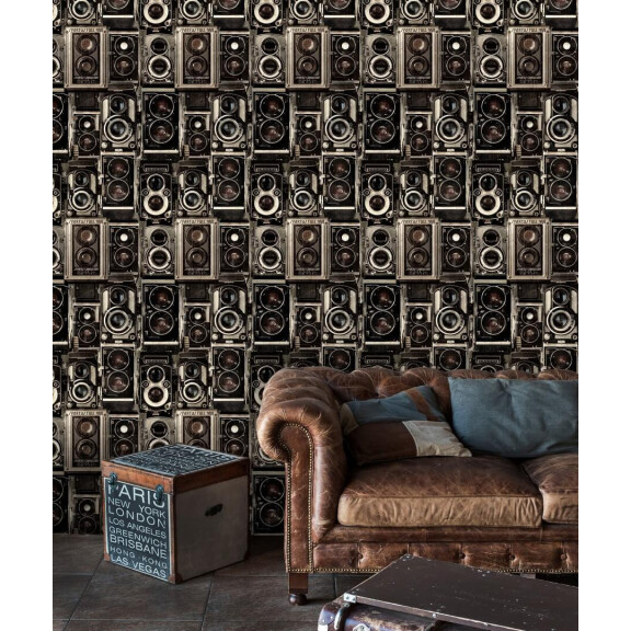 Mural w stylu retro Mind the Gap OBSCURE WP20239 Premium Designer Wallpaper Collection