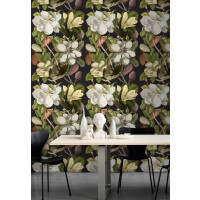 Mural kwiaty magnolii Mind the Gap MAGNOLIA WP20171 Premium Designer Wallpaper Collection