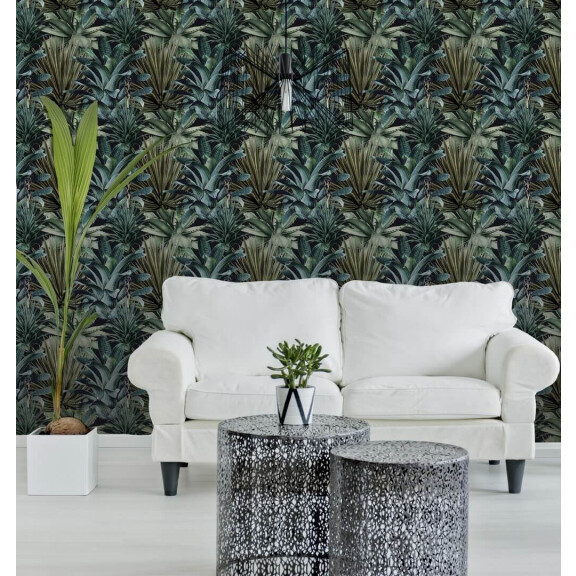 Mural tropikalna roślinność Mind the Gap LUSH SUCCULENTS WP20164 Premium Designer Wallpaper Collection