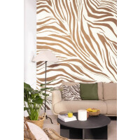 Mural paski zebry Caselio WILD 104960103 M Zebra Stay Wild