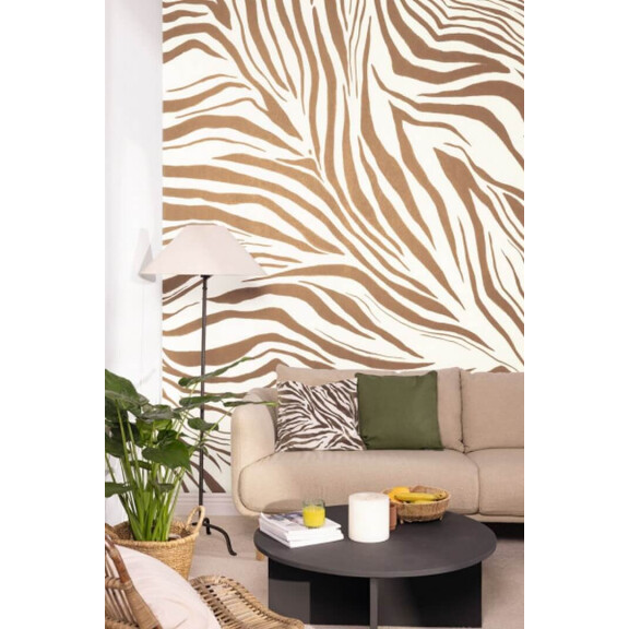 Mural paski zebry Caselio WILD 104960103 M Zebra Stay Wild
