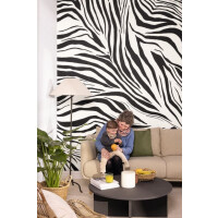 Mural paski zebry Caselio WILD 104960903 M Zebra Stay Wild