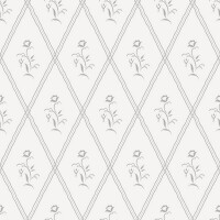 Tapeta kratownica i kwiatki Boras Tapeter Signe 5507 Swedish Grace