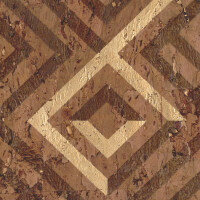 Tapeta Geometryczna Naturalny Korek Elitis RM988 20 Labyrinthe Essence De Liege