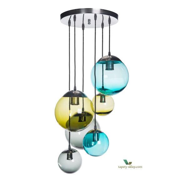 Lampa wisząca BACAN Famlight 6 kul