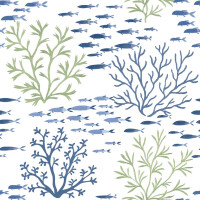 Tapeta Ryby I Koralowce York CV4404 Marine Garden Water's Edge