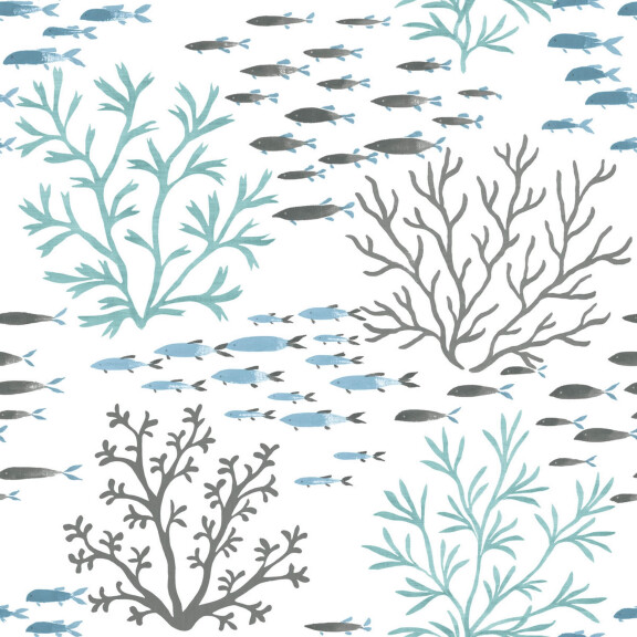 Tapeta Ryby I Koralowce York CV4406 Marine Garden Water's Edge