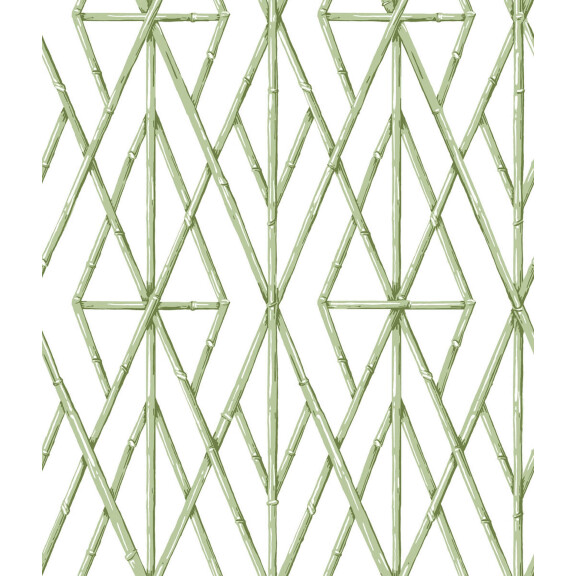 Tapeta Trejaż Bambusowy York CV4451 Riviera Bamboo Trellis Water's Edge