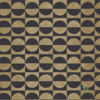 Tapeta z geometrycznym wzorem Casamance 74591528 Circles Delta