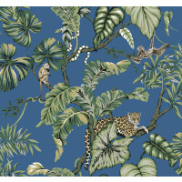 Tapeta Zwierzęta I Liście York HO2141 Jungle Cat Ronald Redding Traveler