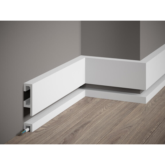 Listwa przypodłogowa LED QL019+QL021 Mardom Decor wys. 8+2cm