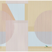 Tapeta geometryczna w stylu retro Boras 3090 Memphis The Apartment