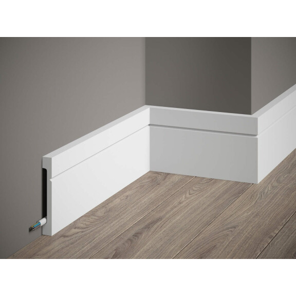 Listwa podłogowa MD356P Satyna Mardom Decor wys. 11cm