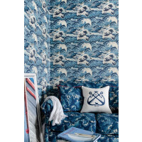 Tapeta Fale Mind The Gap SEA WAVES Light Blue WP30060 Sundance Villa Complementary