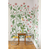 Fototapeta roślinna rumianek Rebel Walls R19583 Chamomile Spring Cottage Core