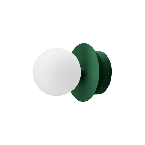 Kinkiet/Lampa sufitowa do łazienki 694103 Art Deco Green/White Globen IP44
