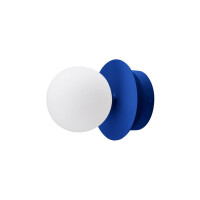 Kinkiet/Lampa sufitowa do łazienki 694109 Art Deco Blue/White Globen IP44