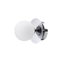 Kinkiet/Lampa sufitowa do łazienki 694152 Art Deco Chrome/White Globen IP44