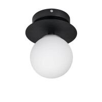 Lampa sufitowa/Kinkiet do łazienki 694208 Art Deco 24 Black/White Globen IP44