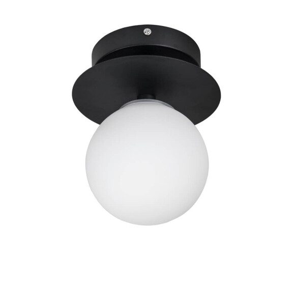 Lampa sufitowa/Kinkiet do łazienki 694208 Art Deco 24 Black/White Globen IP44