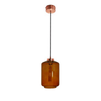 Lampa wisząca pojedyncza Famlight Leyte Orange Copper