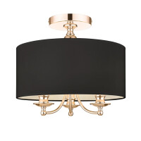Plafon w stylu Hampton C03480AU-BK ABU DHABI Cosmo Light