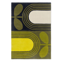 Dywan kwiaty retro STRIPED TULIP SEAGRASS 16307 Orla Kiely