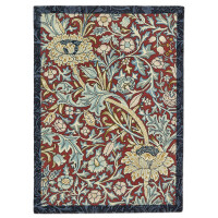 Dywan botaniczny wzór MOREW – TRENT MADDER RED/ WEBB’S BLUE 127510 Morris & Co.