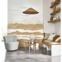Mural papierowy krajobraz gór Casadeco PAPC 89661305 S Dune De Papier Papercraft