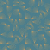 Tapeta geometryczna Art-Deco Caselio OTLS 105036221 Contour Outlines