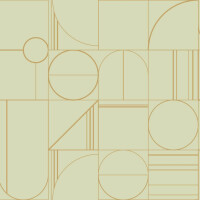 Tapeta geometryczna Caselio OTLS 105067237 Border Outlines