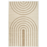 1szt / 24H 160x230 cm Dywan zewnętrzny SERRA beżowy Carpet Decor Outdoor/Indoor