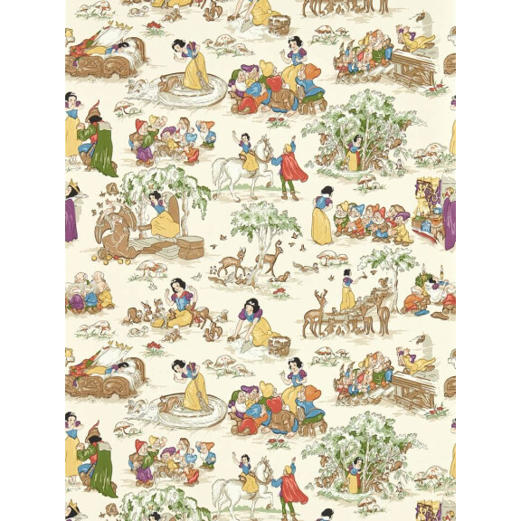 Tapeta Disney Królewna Śnieżka i siedmiu krasnoludków Sanderson 217275 Snow White