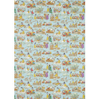 Tkanina Disney Królewna Śnieżka i siedmiu krasnoludków Sanderson 227153 Snow White