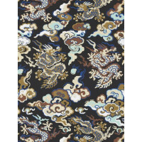 Tapeta japońskie smoki Pierre Frey FP763004 Dragons De Feu Veranda by Caspari