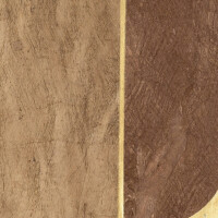 Tapeta Geometryczna Naturalna CMO Paris Murier Ovale Tabac Blond Or WMU 02 25 Mulberry Wallcovering