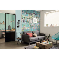 Mural z industrialnym wzorem Casadeco 85036206 Beauty Full Image
